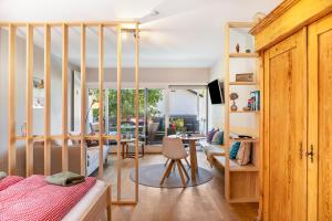 Χώρος καθιστικού στο Ferienwohnung Stuiben Garmisch