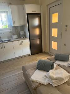 Η κουζίνα ή μικρή κουζίνα στο Two little olives Studio apartment