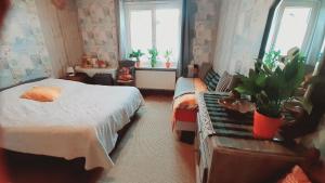 Postel nebo postele na pokoji v ubytování Studio du gite