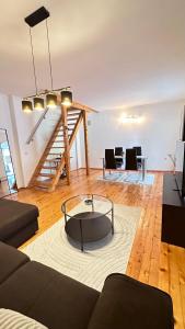 Posezení v ubytování Apartment Barbin