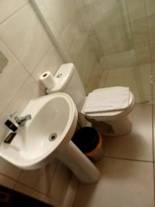 Koupelna v ubytování Hotel Flórida