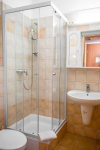 Kúpeľňa v ubytovaní Club MenDan Aparthotel