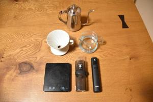 ひぐらし山荘的咖啡和沏茶工具