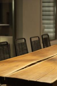 a conference room with a table and chairs at Casa Herradura in Ciudad Lujan de Cuyo +54 photos
