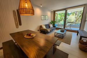 Posezení v ubytování Moderno Edifício Frente al Lago