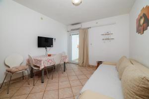 TV a/nebo společenská místnost v ubytování Apartments Tasa