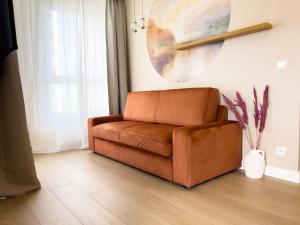 Гостиная зона в Mint Apartments Seaside