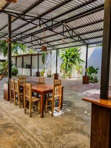 Restaurace v ubytování Haciendita Xul-Ha