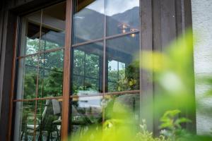 Vonkajšia záhrada v ubytovaní Ferienhaus Ötztal-Lodge