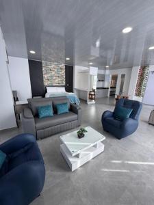 Posezení v ubytování Sky Suite