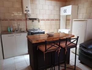 Η κουζίνα ή μικρή κουζίνα στο Cabaña rural