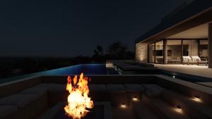 Bazén v ubytování Seanatra Luxury Villas nebo v jeho okolí