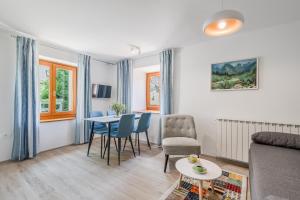 Χώρος καθιστικού στο Apartments Wojcicky