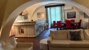 Posezení v ubytování Loft Piazza Università