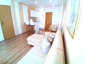 Kuchyň nebo kuchyňský kout v ubytování City Center Apartment and Room