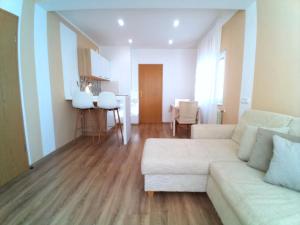 Posezení v ubytování City Center Apartment and Room