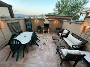 Balkón nebo terasa v ubytování La Casa del Pianista