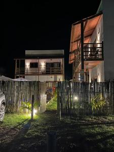 Zahrada ubytování Jangadas do Toque aconchegante Flat 2 no primeiro andar em Milagres