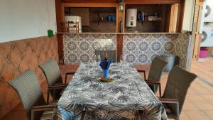 Χώρος καθιστικού στο Casa Delia con piscina privada