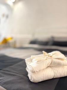 Postel nebo postele na pokoji v ubytování Free Parking - La Corte House 55 + 6 fotografií