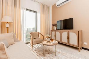 TV a/nebo společenská místnost v ubytování Colombo Trizen Apartments by Pinnacle