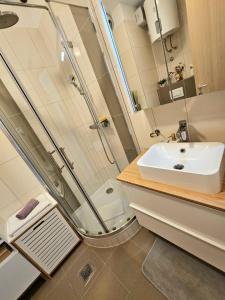 Koupelna v ubytování Apartman Bubli + 37 fotografií