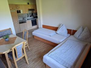 Kuchyň nebo kuchyňský kout v ubytování Appartement Etschbacher