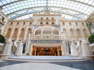 Majutusasutuse MGM Macau fassaad või sissepääs