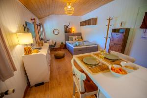 Postel nebo postele na pokoji v ubytování Studio avec sauna - 300m des pistes