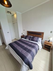 Postel nebo postele na pokoji v ubytování Insuperable ubicación y acceso