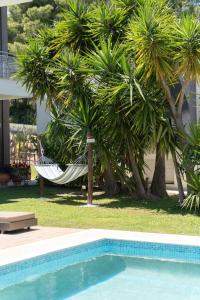 The swimming pool at or close to Eden apartments Paliouri- Concordia apartment