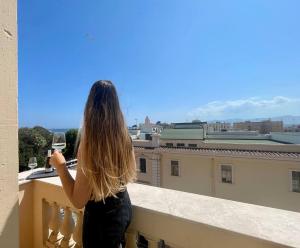 Balkón nebo terasa v ubytování Onlyrooms V - Sea View & Train Station