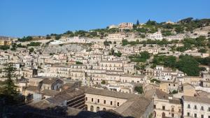 an aerial view of a city with buildings at A casa di Carmen in Modica