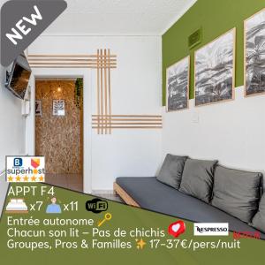 Fotografia z galérie ubytovania 3 APPTS - 3 à 7 lits - Parfait 6 à 10 pers - max 29 pers - 1 immeuble - Convivialité, Rentabilité ------ ENGLISH - 3 APTS - 3 to 7 beds - Ideal for 6 to 10 guests - Up to 29 - Same building -- Cattenom v destinácii Hettange-Grande