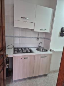 Kuchyň nebo kuchyňský kout v ubytování Residence Anna