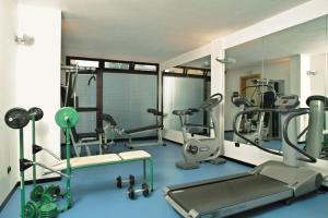 Fitness centrum a/nebo fitness zařízení v ubytování Hotel Ricchi