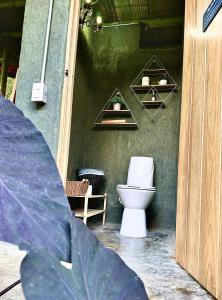 Kúpeľňa v ubytovaní Cabaña privada Glamping via a termales