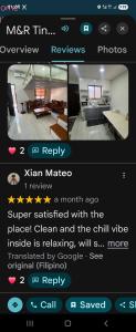 M&R Loft Home in Bella Vita Bangad near Cabanatuan, Nueva Ecija TV 또는 엔터테인먼트 센터