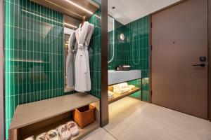 Baðherbergi á Beijing Suiyu Hotel
