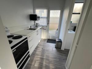 Kuchyň nebo kuchyňský kout v ubytování Diplomat Motel