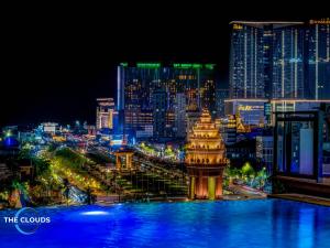 Nespecifikovaný výhled na destinaci Phnompenh nebo výhled na město při pohledu z hotelu