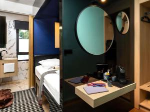 Postel nebo postele na pokoji v ubytování ibis Styles Hasselt City Centre