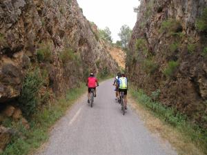 Jazda na bicykli v okolí ubytovania Apartamentos rurales Benafer