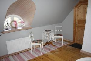 Posezení v ubytování B&B Hannåsa Gård