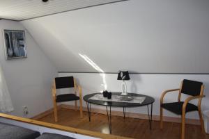 Posezení v ubytování B&B Hannåsa Gård
