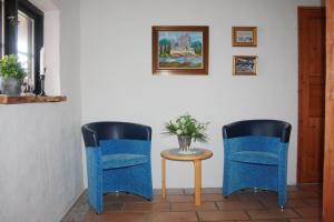 Posezení v ubytování B&B Hannåsa Gård