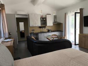 Kuchyň nebo kuchyňský kout v ubytování Villa Pčela