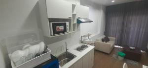 Posezení v ubytování Vee Condo 502