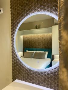 Postel nebo postele na pokoji v ubytování Evelina Luxury Suites in Corfu