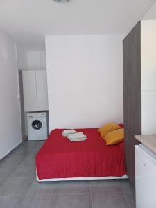 Postel nebo postele na pokoji v ubytování Studio Panthi